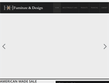 Tablet Screenshot of hhfurnitureanddesign.com